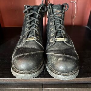 Harley-Davidson Black Men's Lace-Up Boots